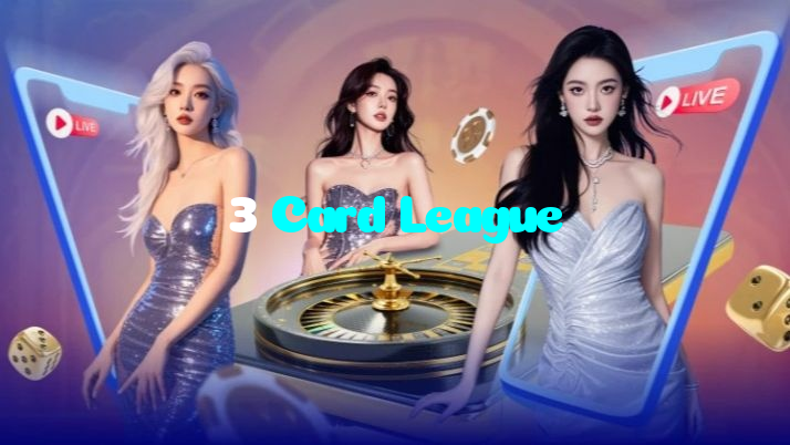 3 Card League casino presented on mobile device in Pakistan with slots and live games